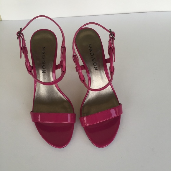 HP/Madison Fuchsia Heels/Sandals - Picture 3 of 6